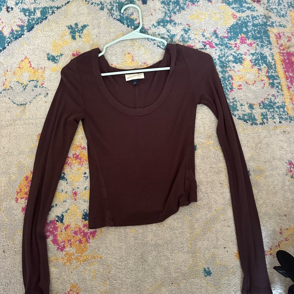 Target brown long sleeve